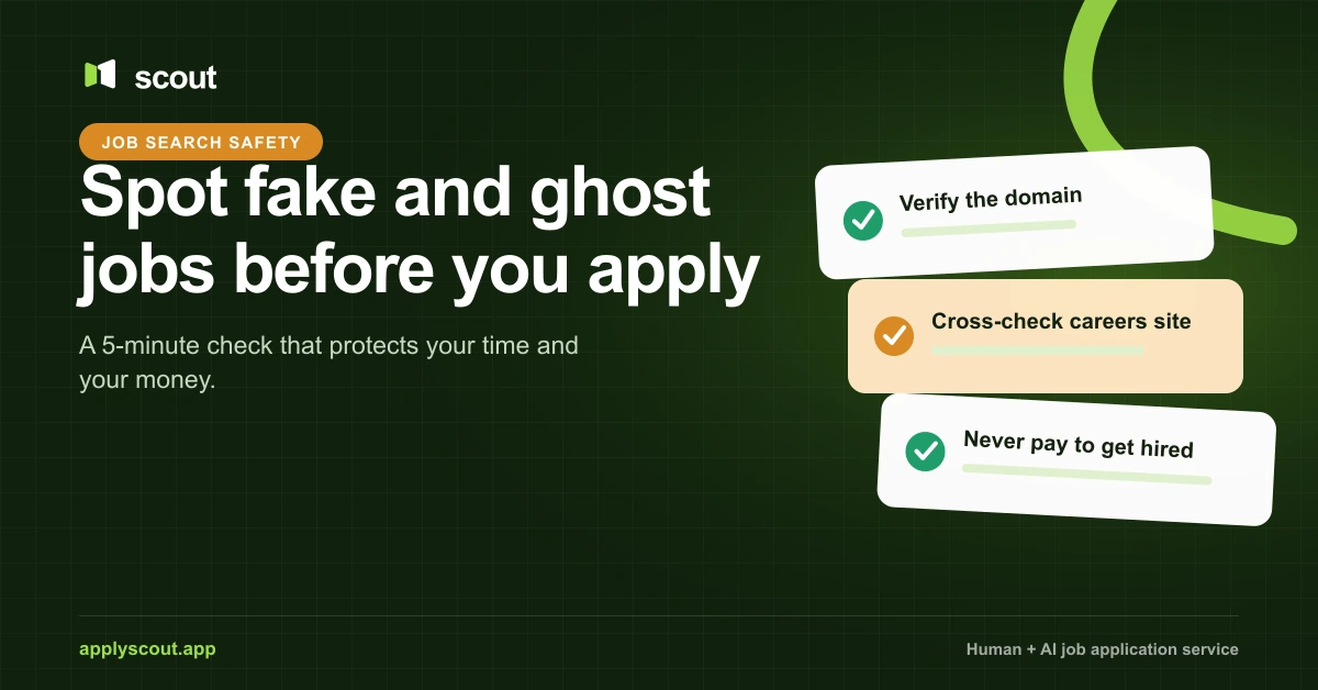 Scout guide to spotting fake and ghost job postings